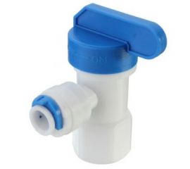 QF18A Bάνα για Δοχείο Αντίστροφης Όσμωσης 1/4'' σπείρωμα 1/4'' σωλήνα - Εξαρτήματα - Θήκες - Βρύσες στο biopureshop.gr