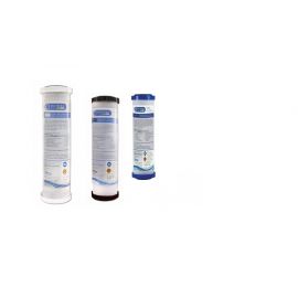 Σετ φίλτρων συμπαγούς ενεργού άνθρακα Matrikx 10" - ΑΝΤΑΛΛΑΚΤΙΚΑ ΣΕΤ ΦΙΛΤΡΩΝ  στο biopureshop.gr