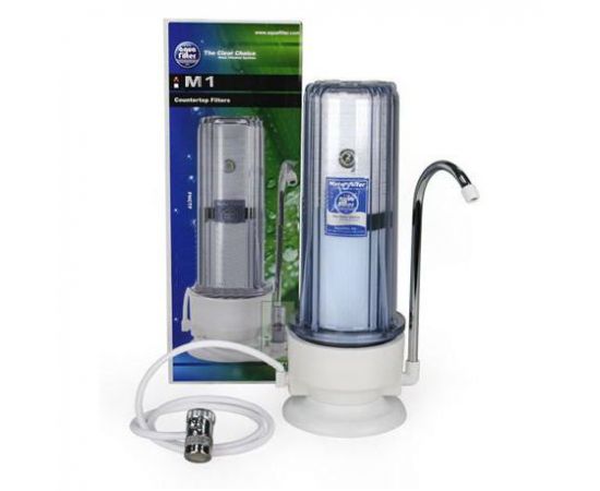 Μ1 Φίλτρο Άνω Πάγκου Ενεργού Άνθρακα της AQUAFILTER - Συστήματα Φίλτρανσης Νερού στο biopureshop.gr