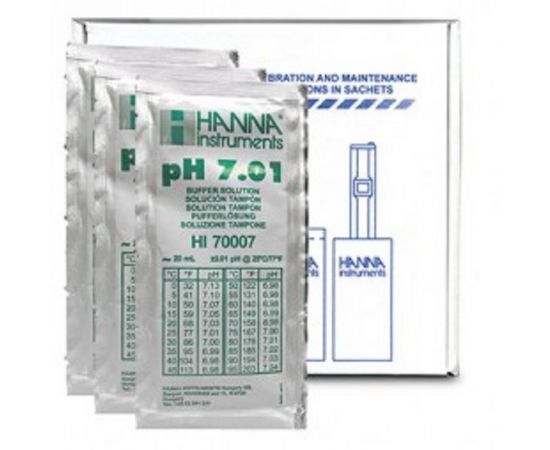 HI70007P /  Ρυθμιστικό Διάλυμα PH 7.01 (25 x 20ml) της Hanna - Όργανα Μέτρησης στο biopureshop.gr