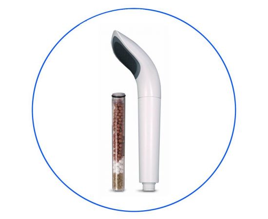 Τηλέφωνο με Φίλτρο Ντούζ Μικρό FHSH-8-CW της Aqua Filter - Συστήματα Φίλτρανσης Νερού στο biopureshop.gr